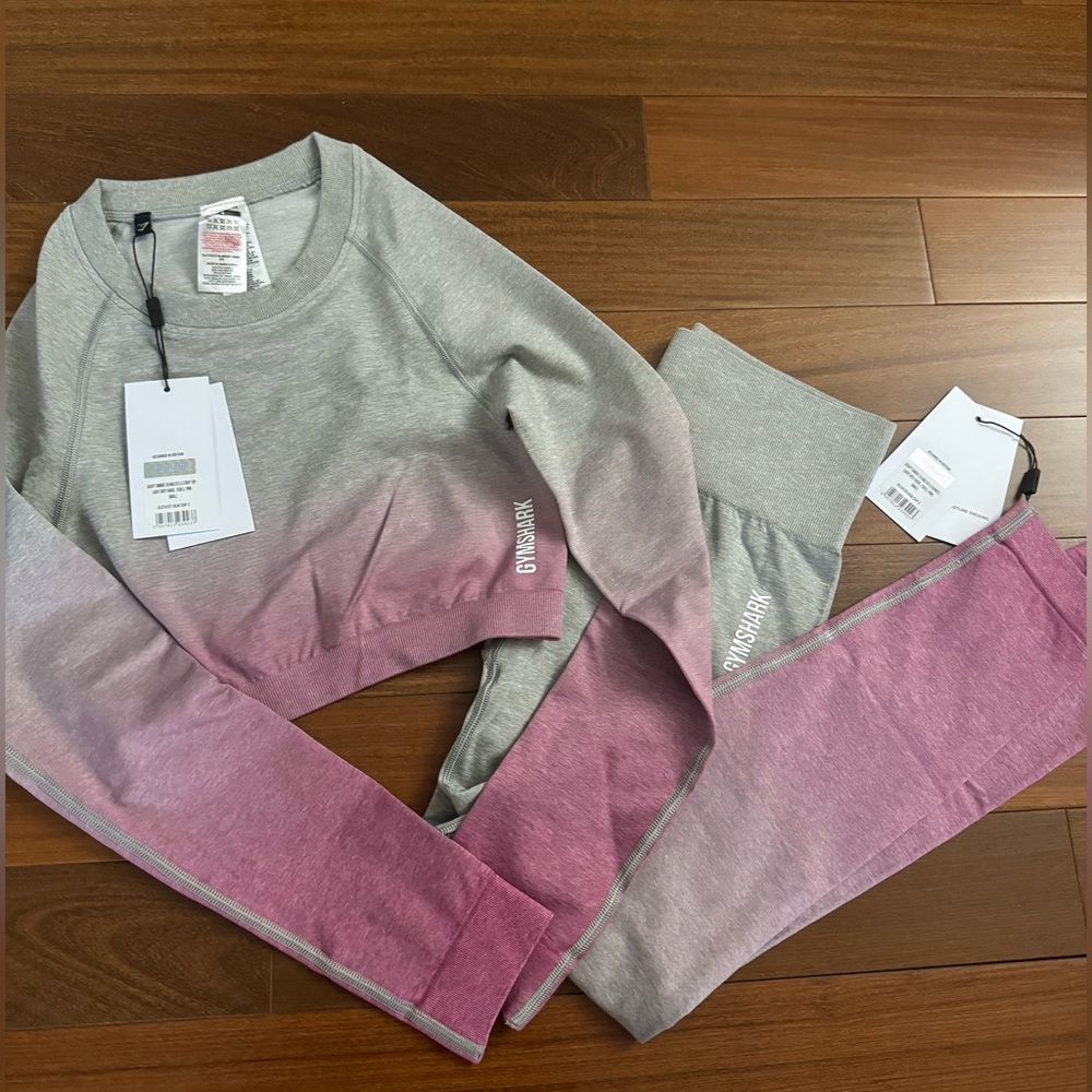 GYMSHARK BNWT OMBRE SET